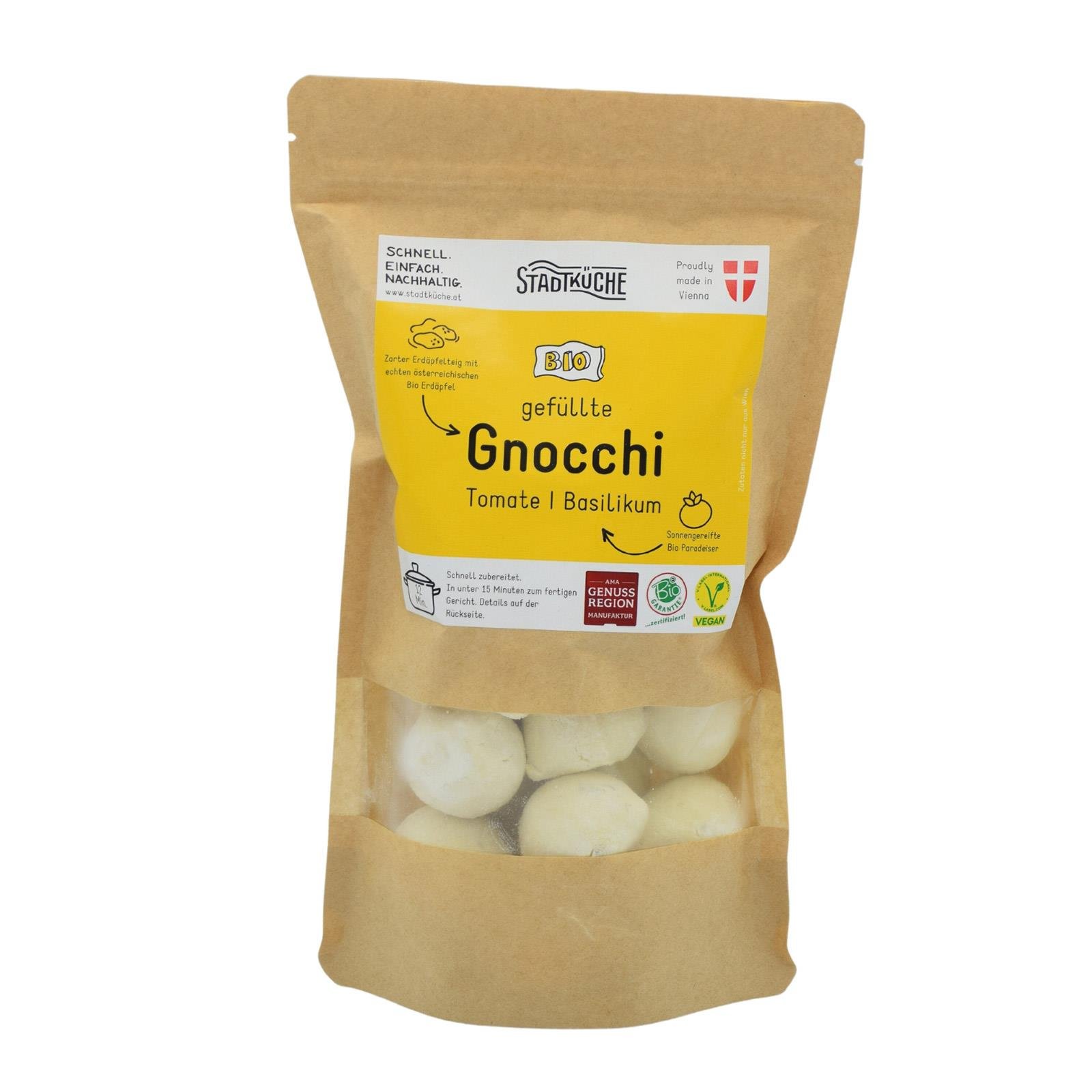 Stadtküche Gnocchi Tomate & Basilikum