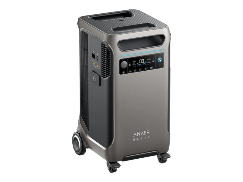 Anker SOLIX F3800 - Transportabel strømstation - AC 230 V - 6000 Watt - litiumjernfosfat - 3840 Wh - Wi-Fi, Bluetooth