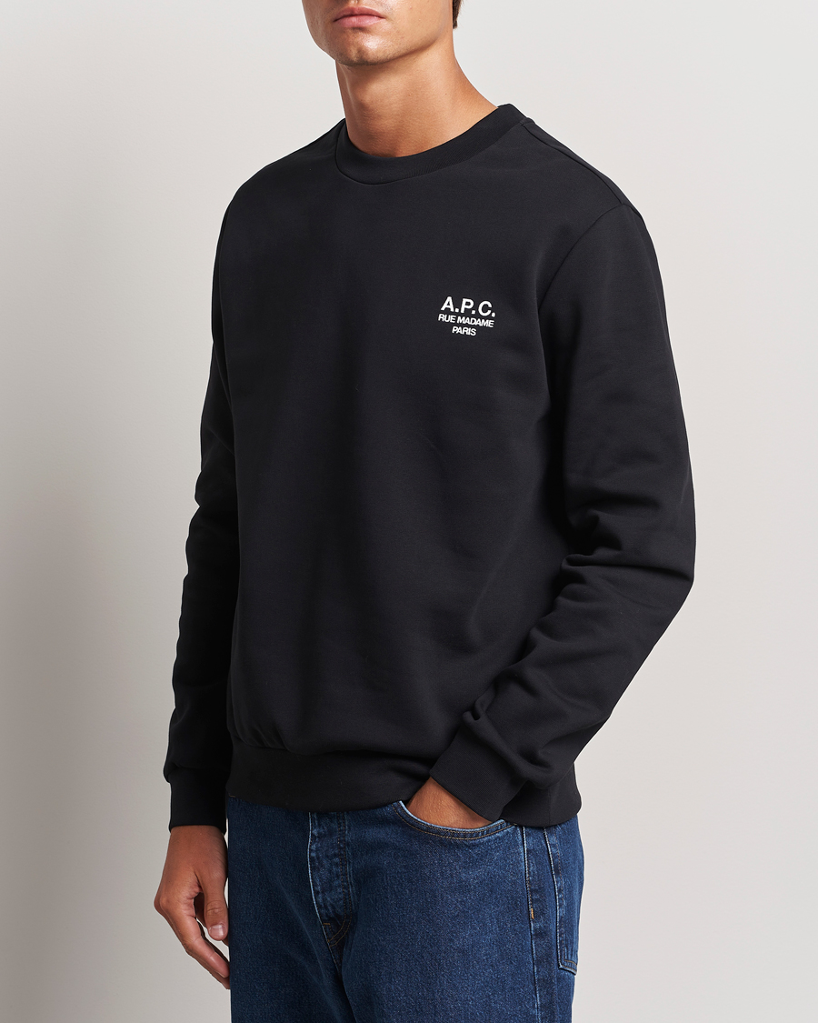 A.P.C. Rue Madame Sweatshirt Black/White