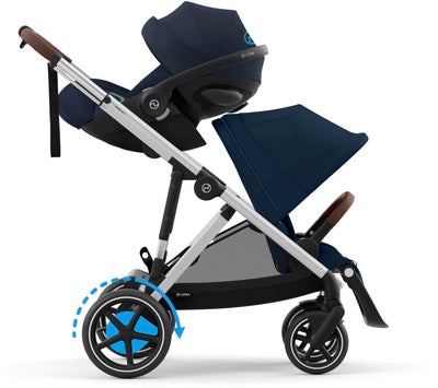 Cybex e-GAZELLE S Sportsvogn, Ocean Blue/Silver