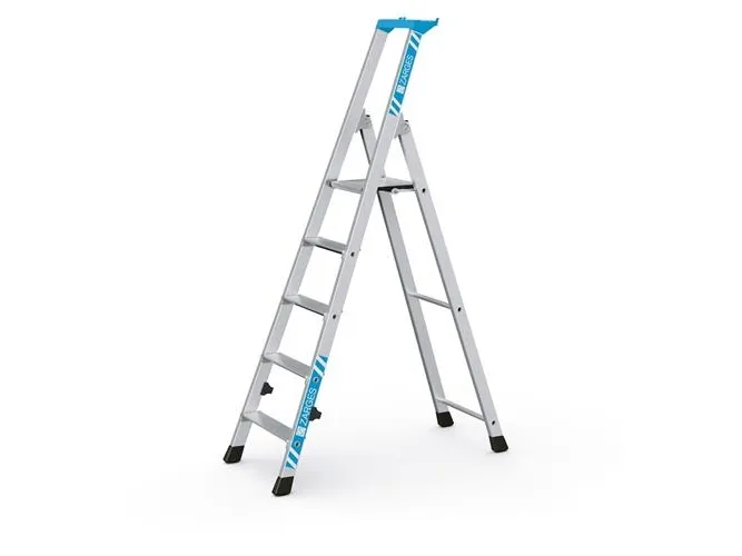 Trappestige aluminium 6 trin 1,26 m