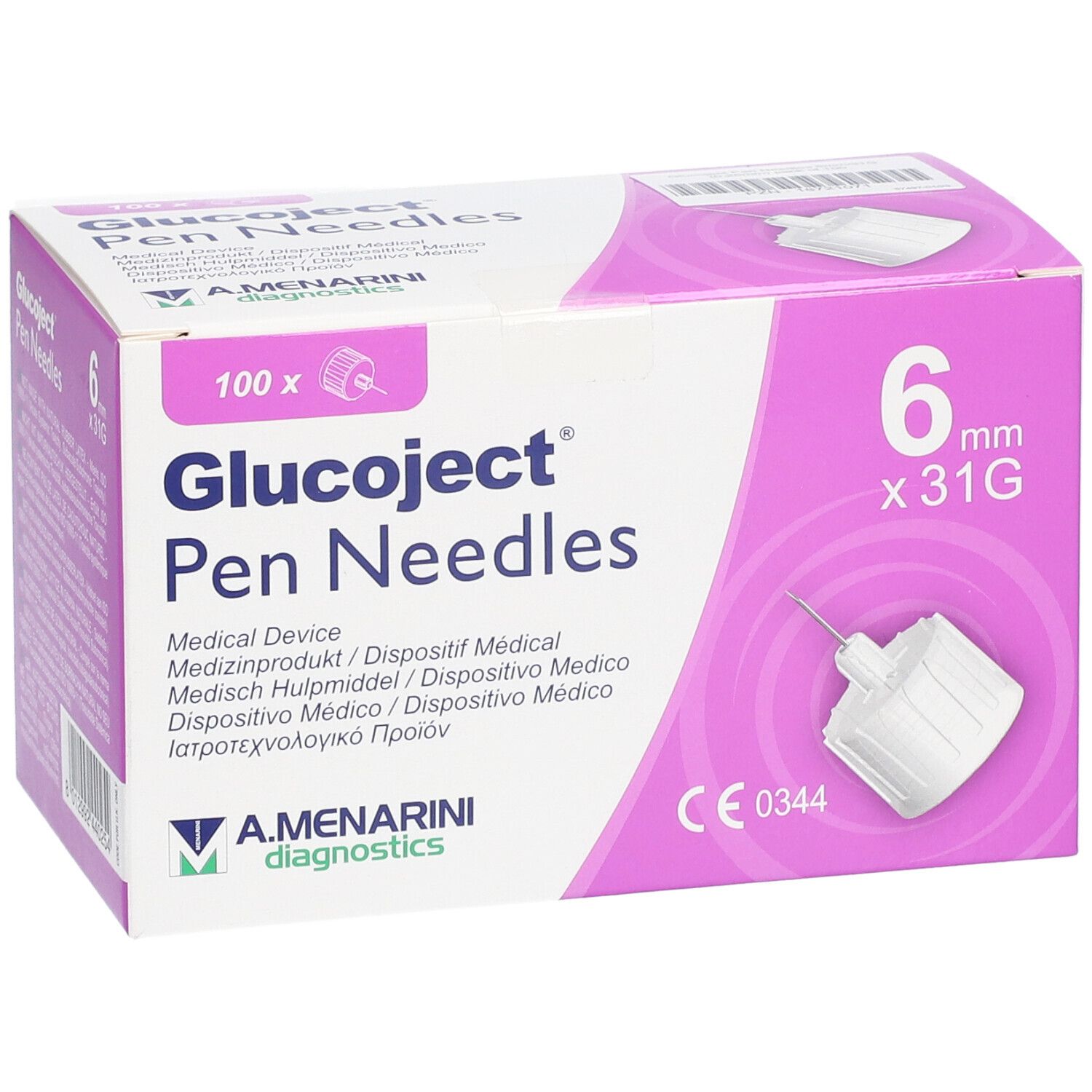 Glucoject® Pen-Nadeln 31G 6 mm