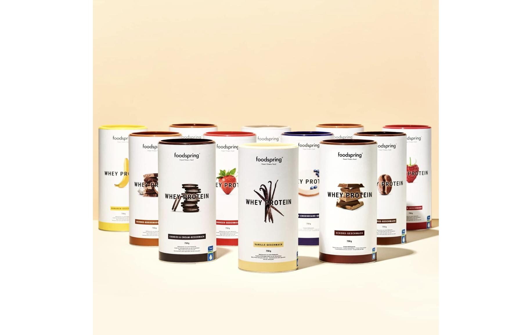Pulver Whey Protein Vanille 750 gProteingetränk