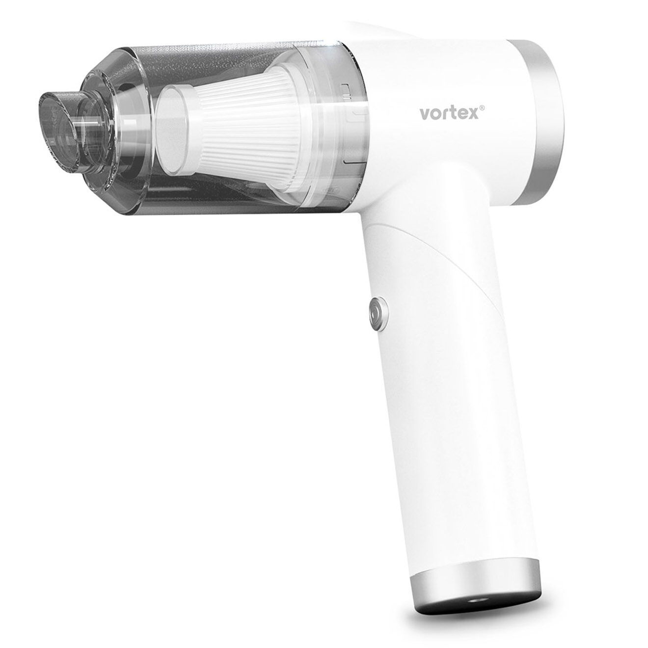 Vortex Aspirateur à main sans fil pliable avec éclairage LED  blanc