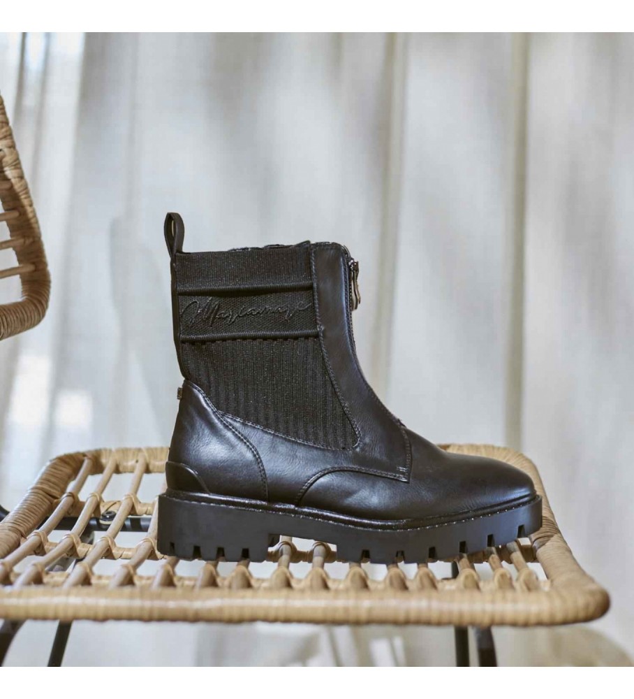 Botas pretas de cano curto Mariamare Sue