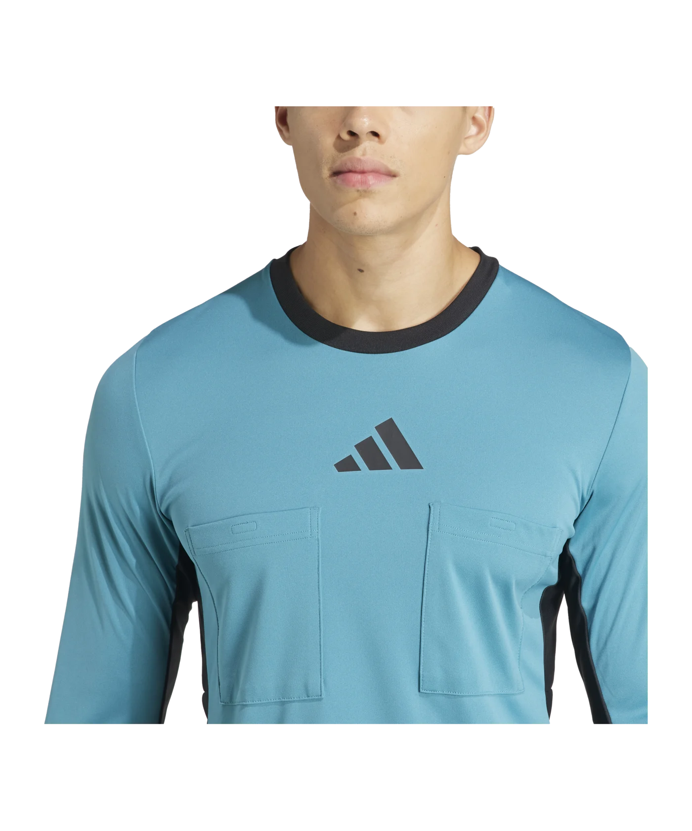 adidas Referee 24 Schiedsrichtertrikot langarm Blau