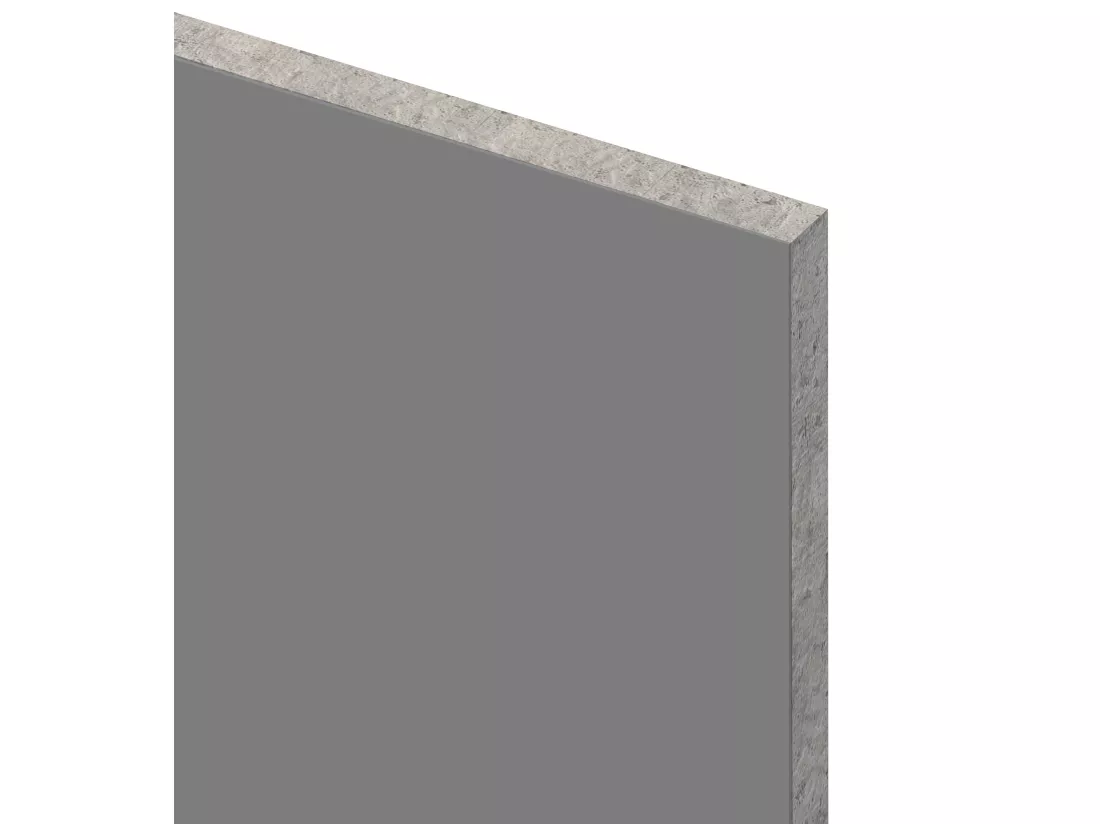 Lot de 2 panneaux muraux de douche gris en aluminium avec profilés - L90 x L120 x H210 cm - ITZIAR