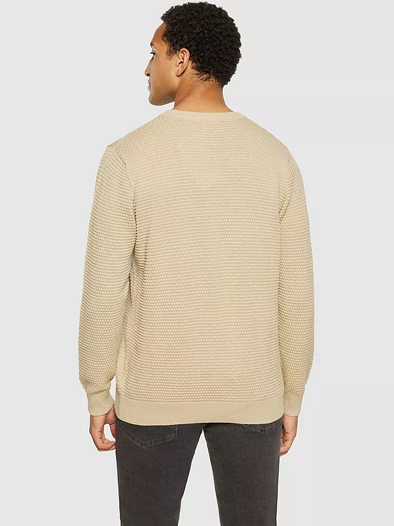 KNOWLEDGE COTTON APPAREL Pullover VAGN beige
