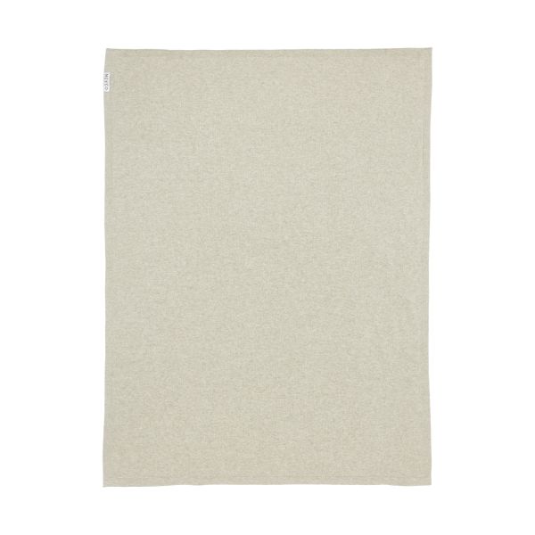 Meyco Knit Basic Ledikantdeken Sand Melange 100 x 150 cm