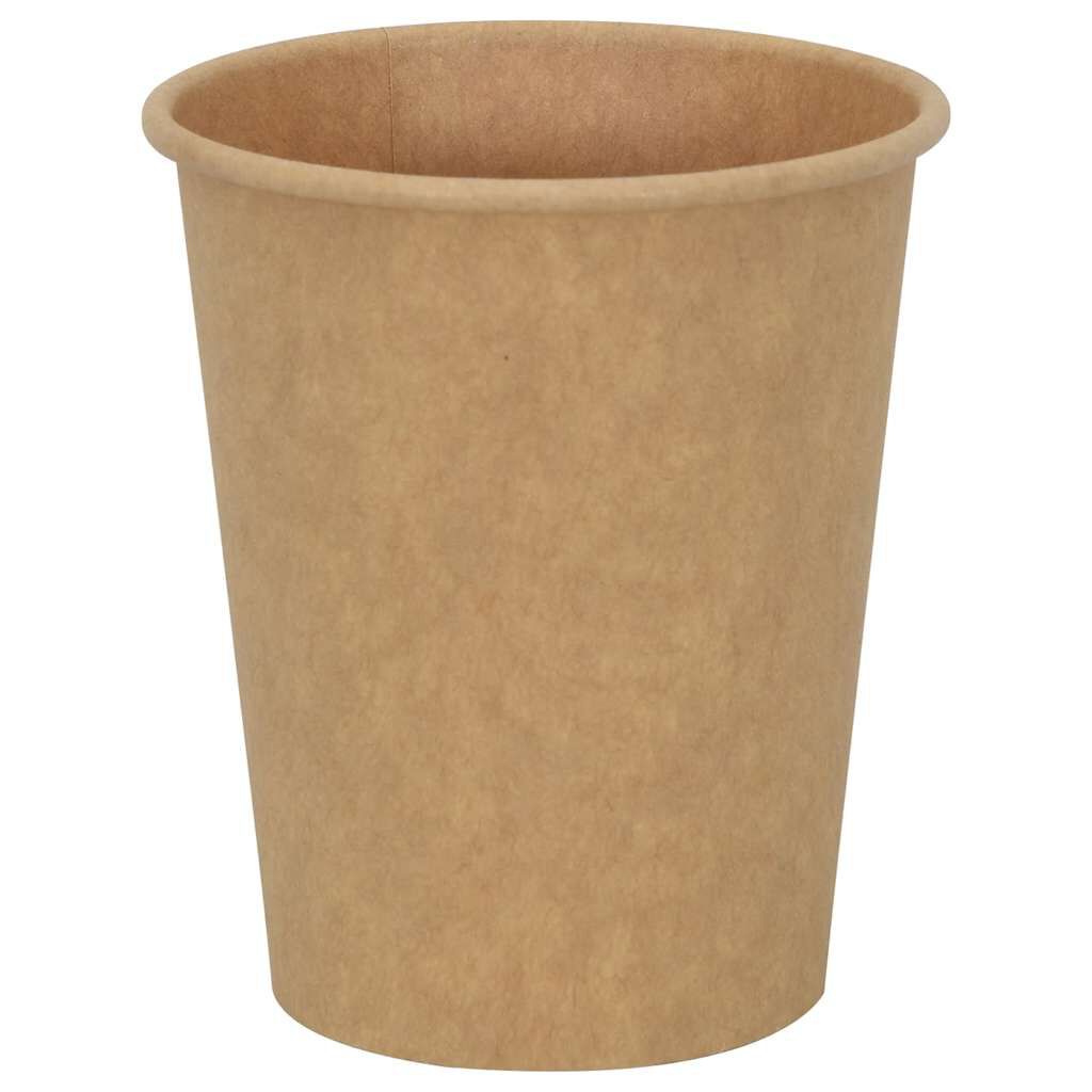 vidaXL Papieren Bekers, 1000 stuks, 8oz, 200ml, Bruin