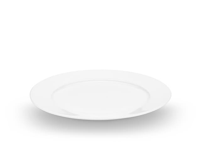 Pillivuyt Sancerre Tallerken flad Dia 20 cm Hvid