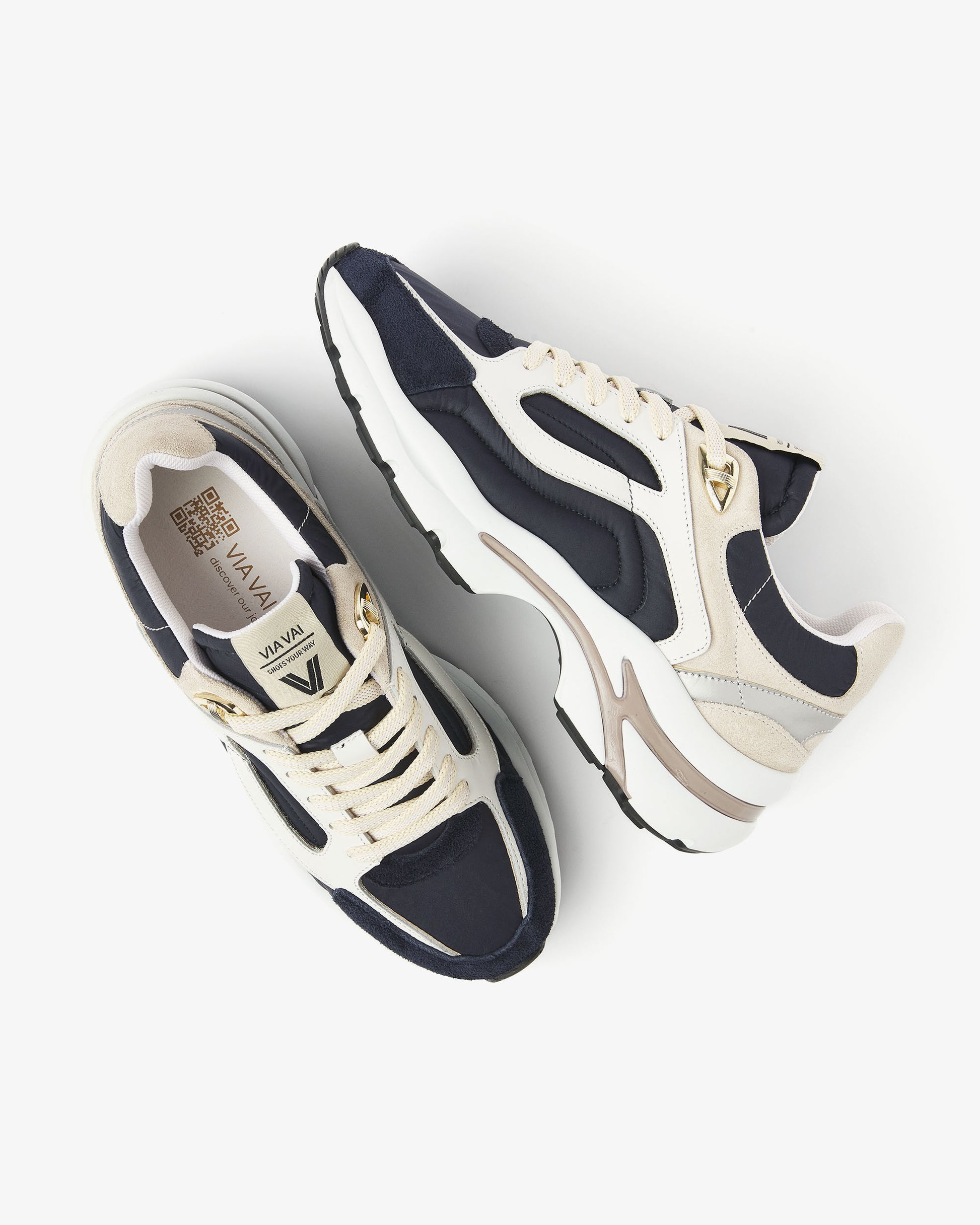 VIA VAI meerkleurige dames sneakers Vesper Macey