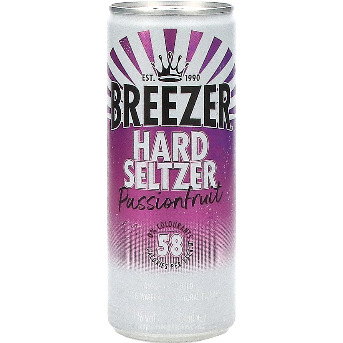 Bacardi Breezer Hard Seltzer Passionfruit 25 cl