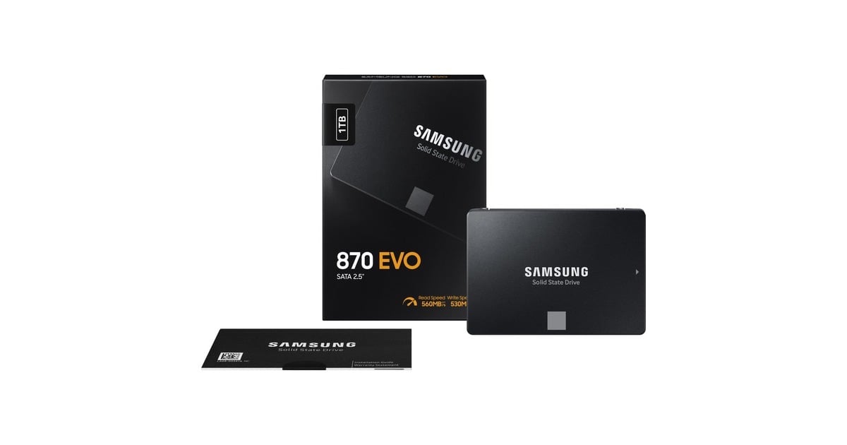 SAMSUNG870 EVO, 1 TB SSD  (MZ-77E1T0B/EU, SATA/600)