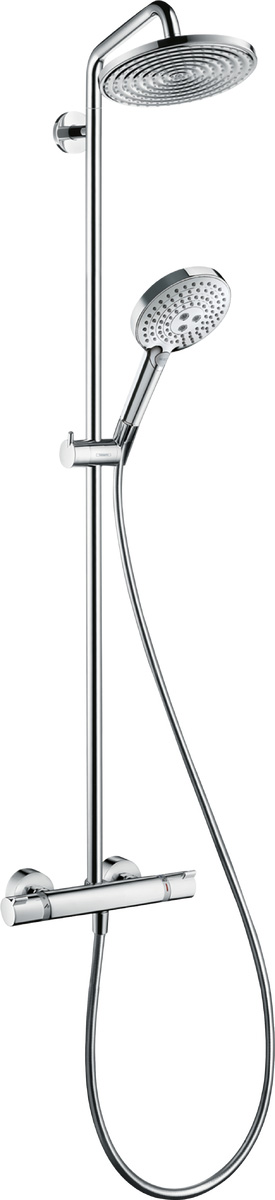Hansgrohe Raindance Select Air EcoSmart hoofddouche en handdouche chroom