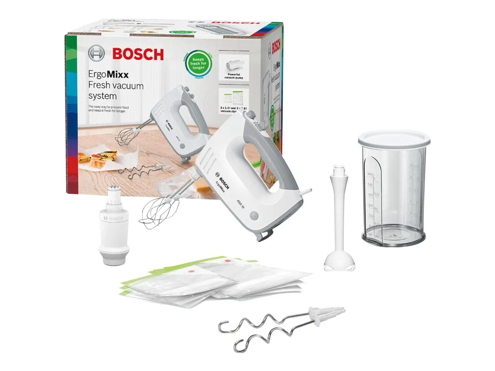 Bosch ErgoMixx MFQ364V0 - Håndmixer - 450 W - hvid