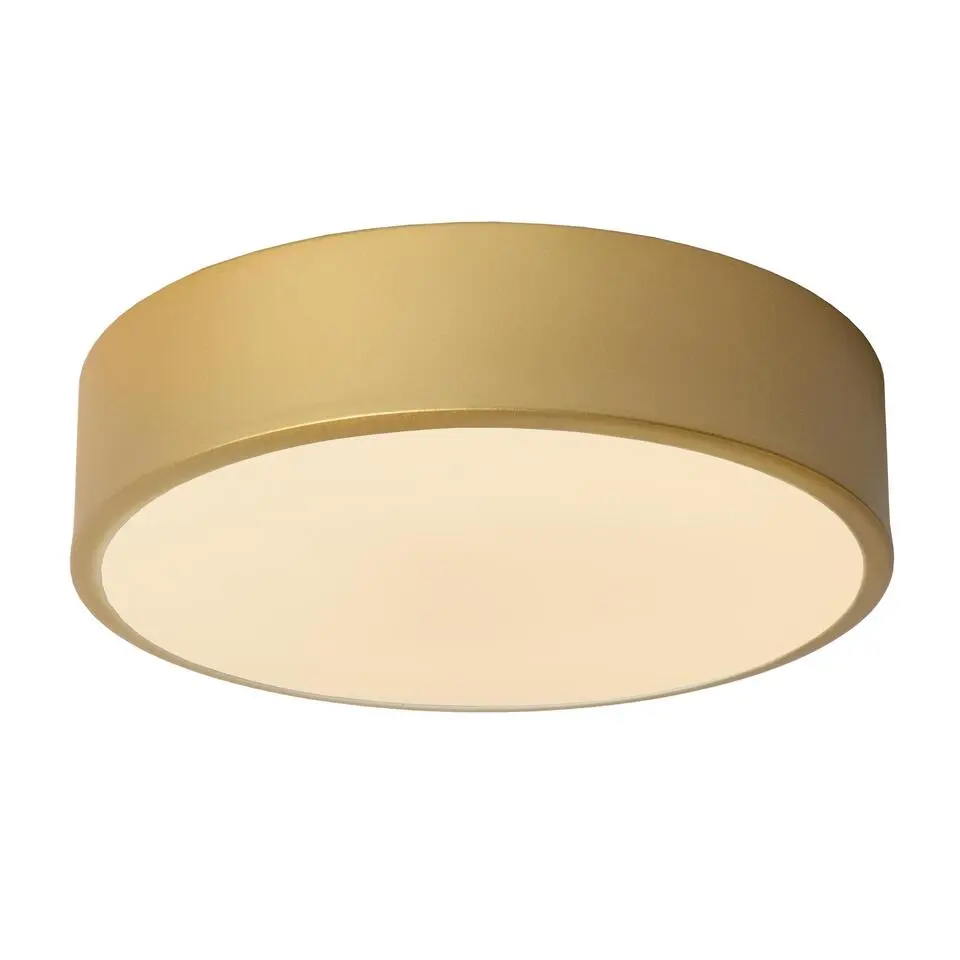 Lucide UNAR Plafonnière - Mat Goud / Messing