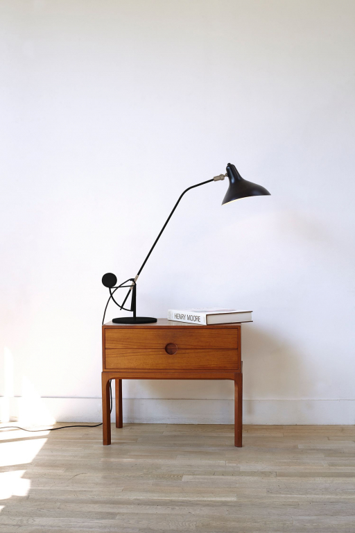 DCW éditions Mantis BS3 bureaulamp zwart