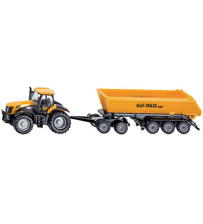 Siku Traktor m. Anhänger - 1:87 - Jcb mit Dolly Ente Kipptra