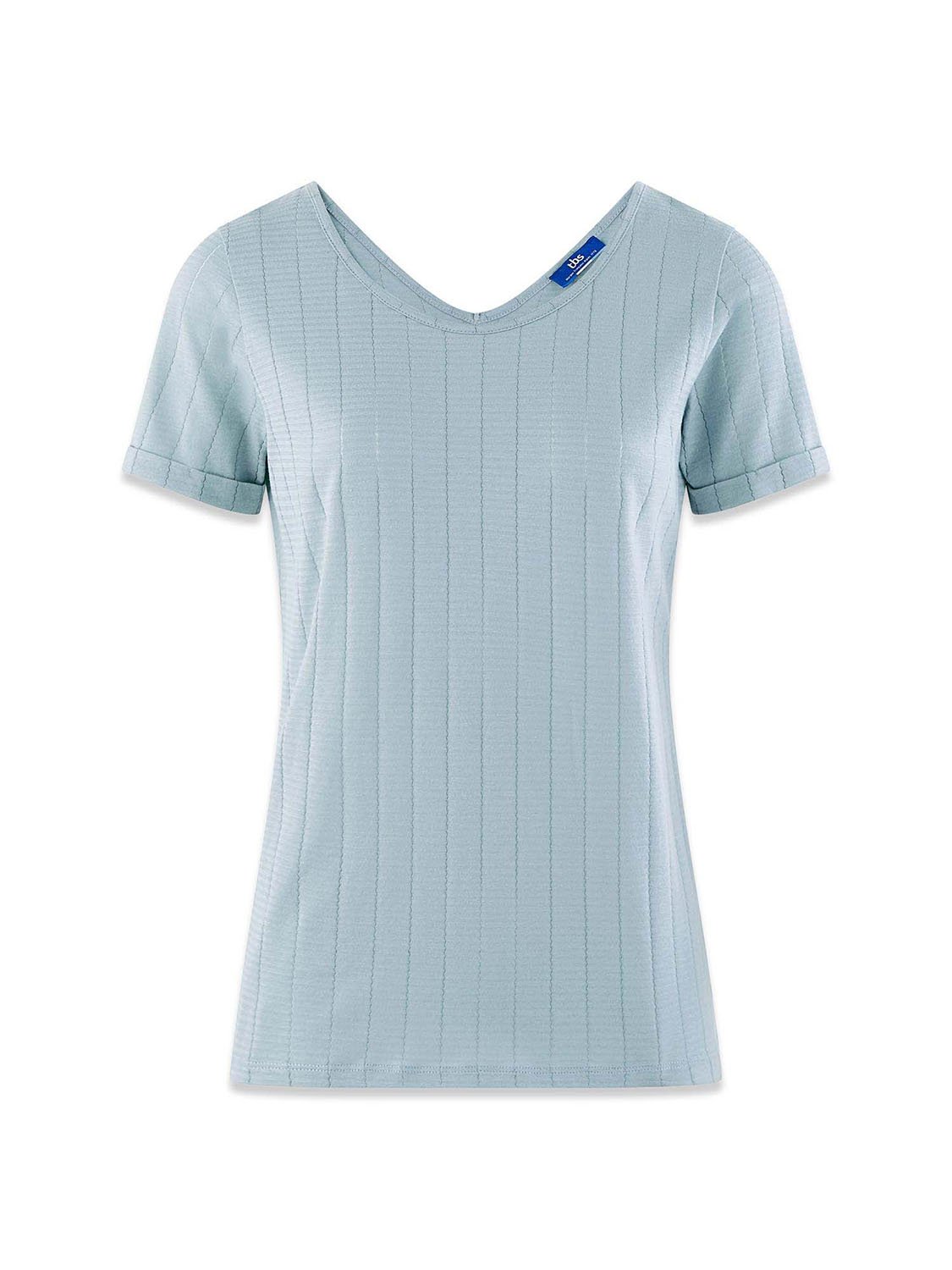 Tee-Shirt Femme Manches Courtes Vert Clair