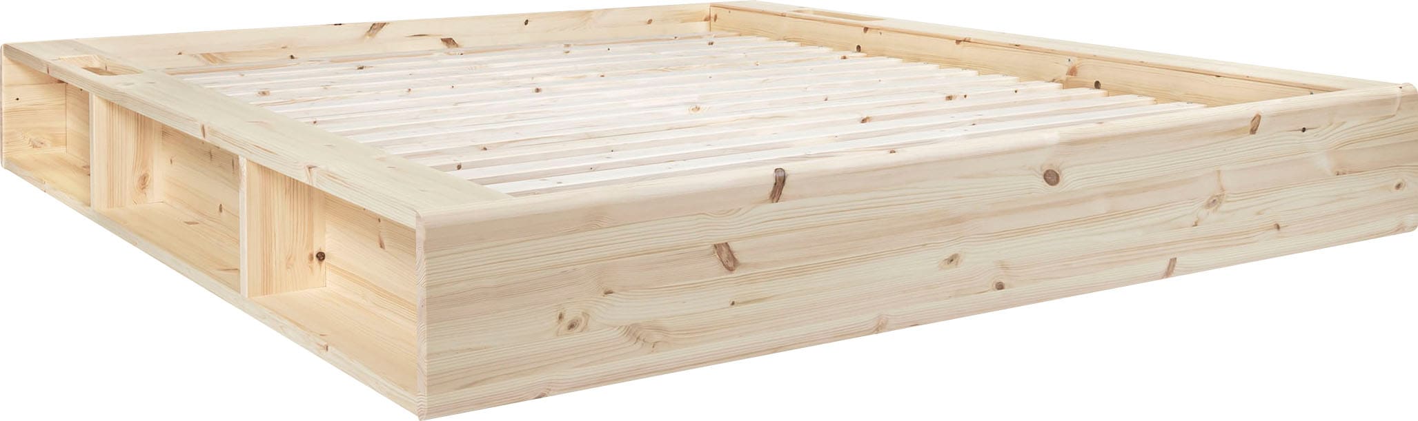 Karup Design Futonbett »Bettgestell Ziggy Bed – FSC® Massivholz Futonbett, excl. Matratze« praktische Ablagefläche neben der Matratze, viel Stauraum