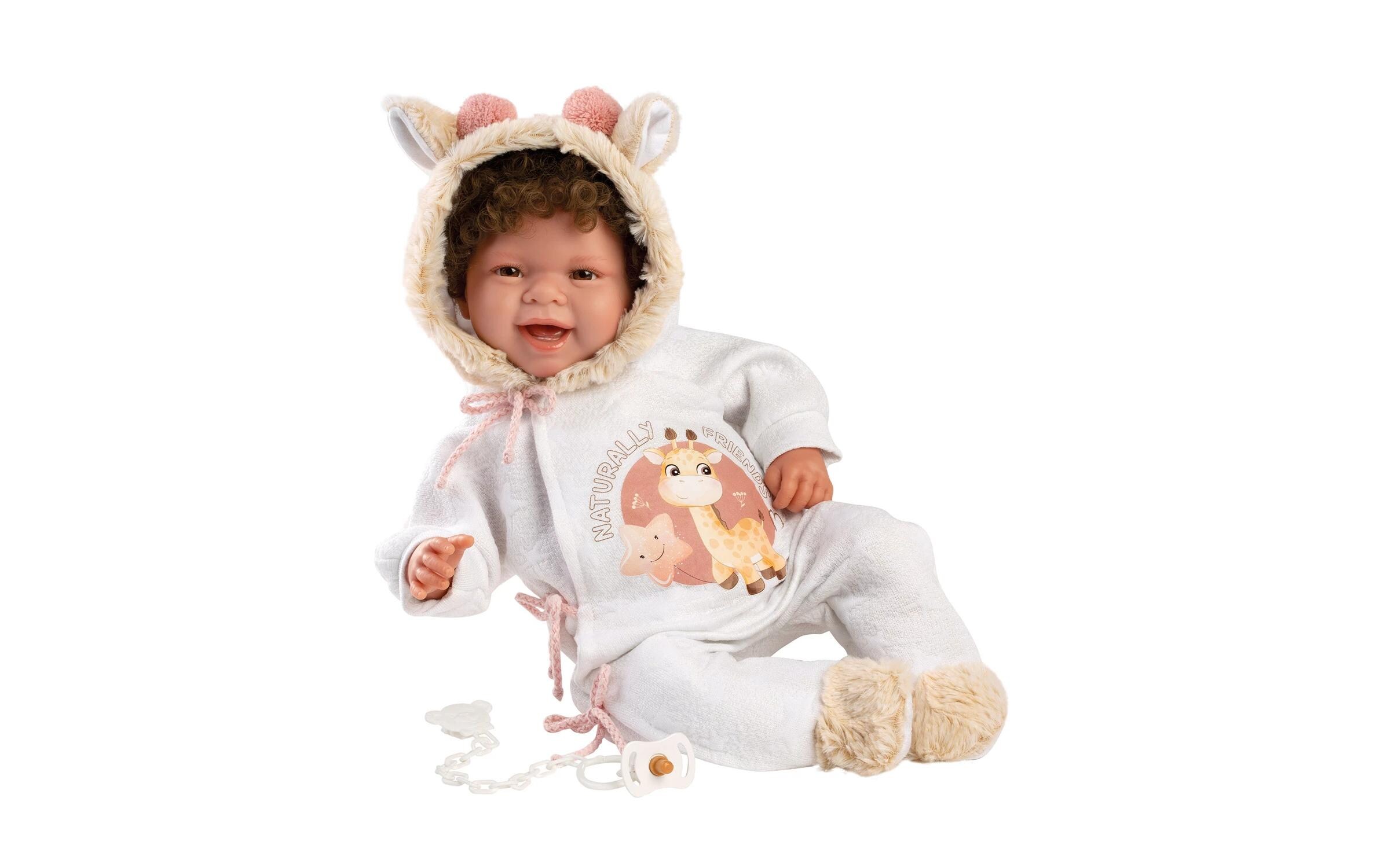 Babypuppe Tala mit Locken 44 cmNewborn-Puppe mit weichem Stoffkörper