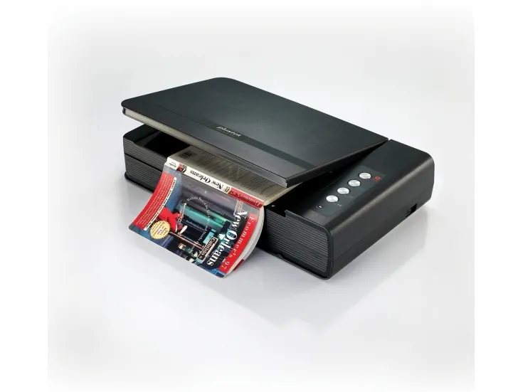 Plustek OpticBook 4800 - Flatbed-scanner - CCD - A4/Letter - 1200 dpi - op til 2500 scanninger pr. dag - USB 2.0