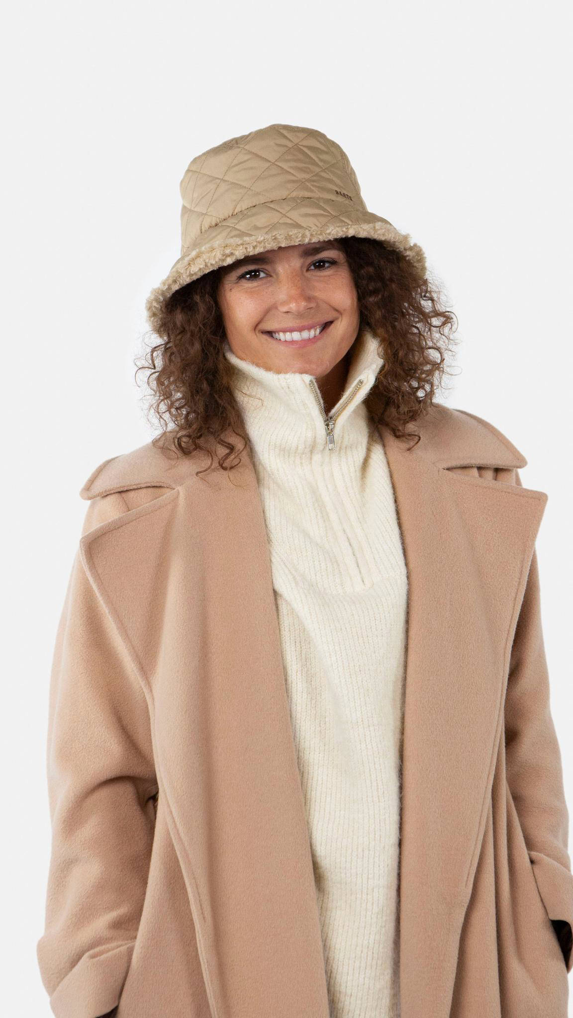 Barts bucket hat Erola lichtbruin