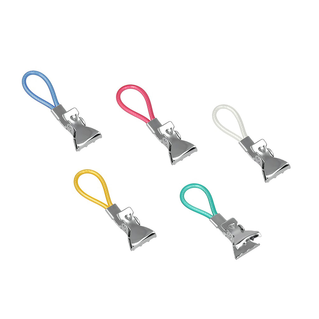 Lot de 5 pince torchon crocodile