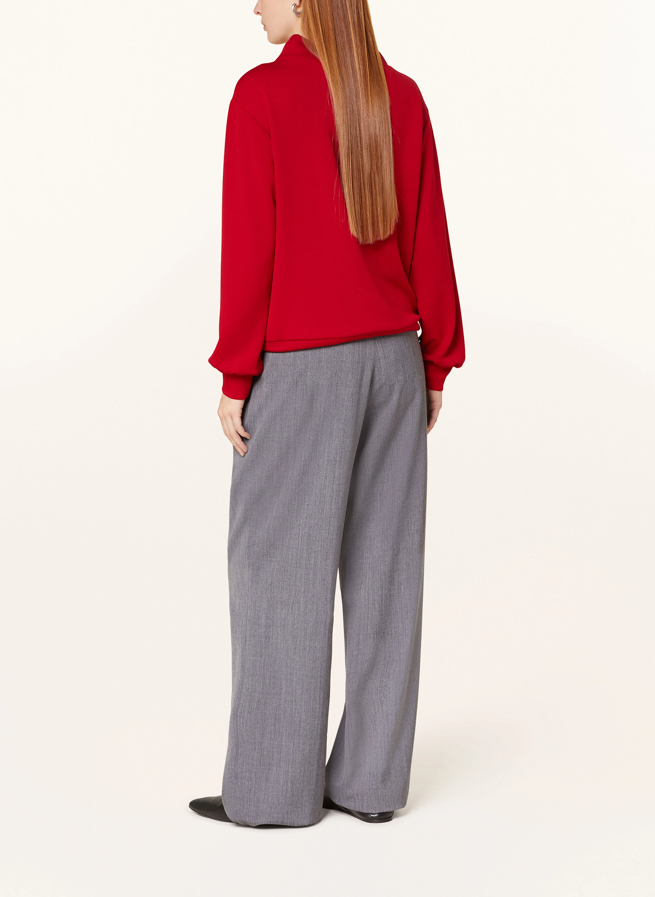 monari Sweatshirt mit Schmuckperlen