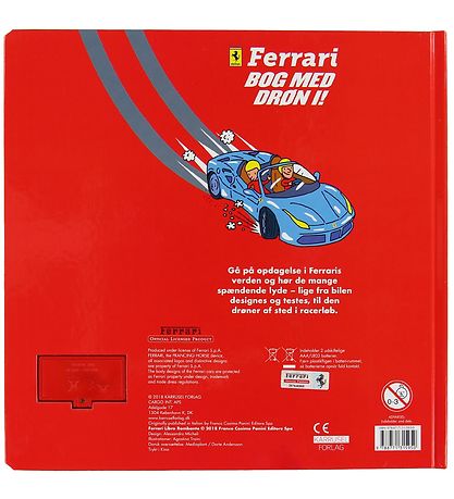 Karrusel Forlag Hörbuch - Ferrari m. 30 Lydknapper - Dänisch
