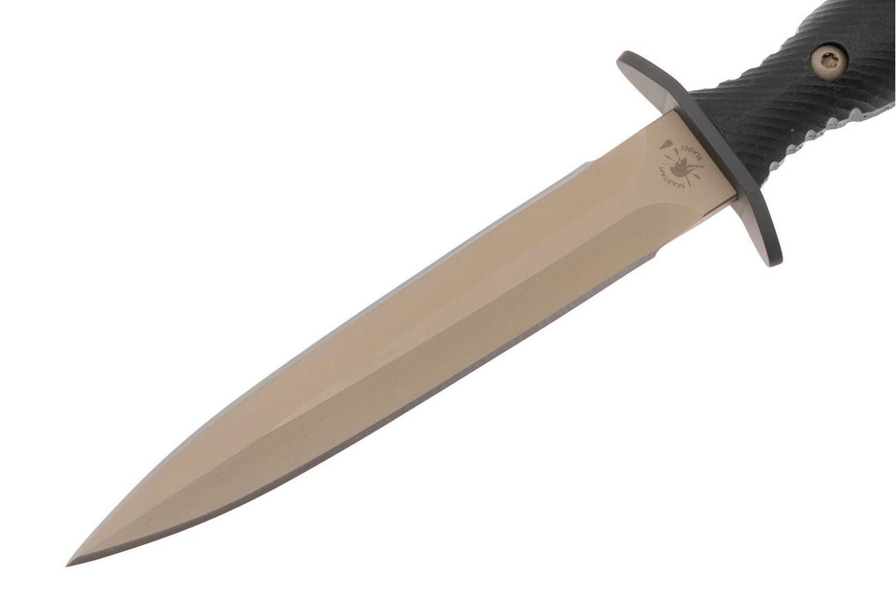 Spartan Blades Harsey Dagger SB49DEBKKYTN Flat Dark Earth, Black Micarta, dolk, kydex schede