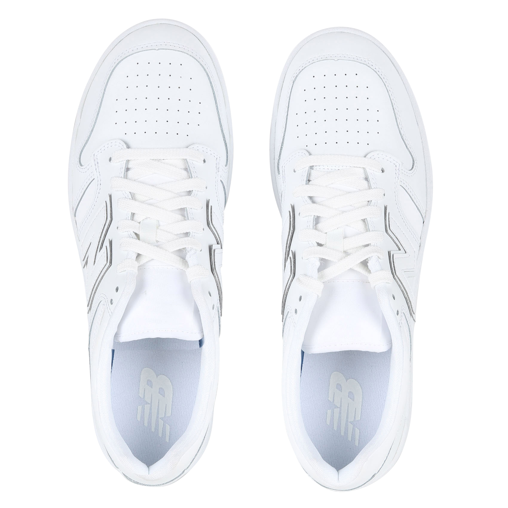 480 - Baskets basses en cuir | Blanc
