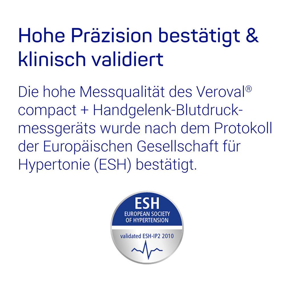 Veroval® compact+ Handgelenk-Blutdruckmessgerät