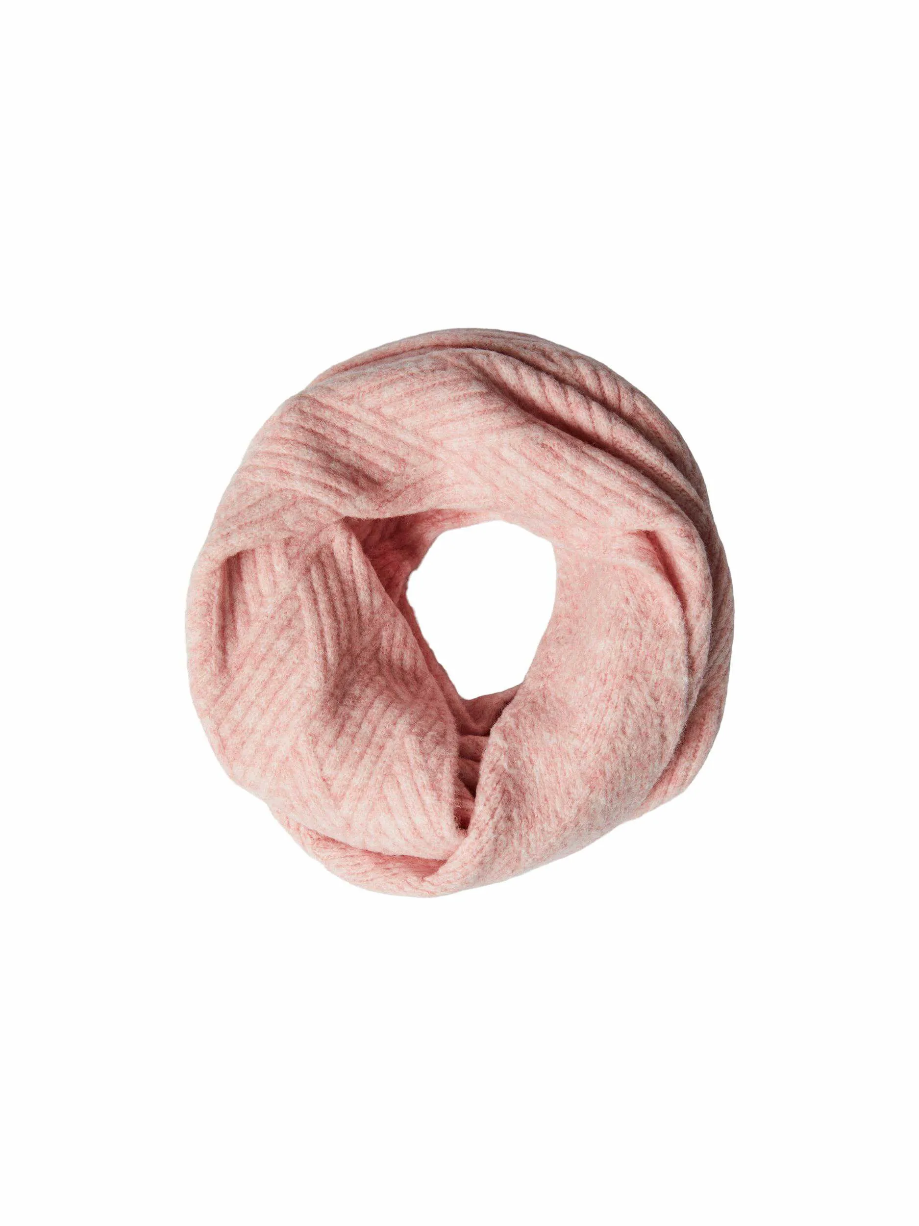 PIECES Schal Rosa Textil  rosa mélange