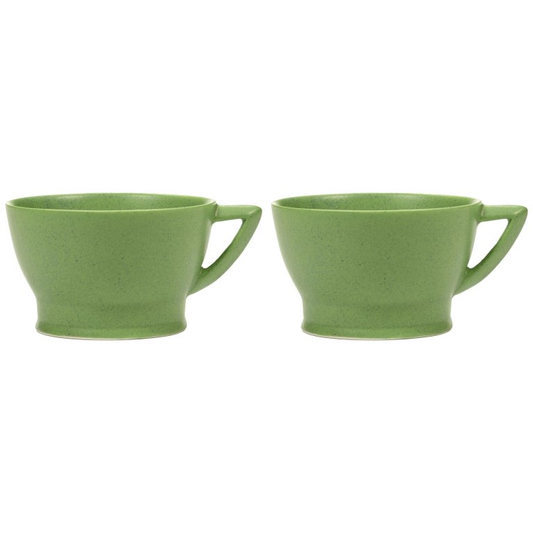 Serax Ra tableware by Ann Demeulemeester mok 20cl set van 2 Green