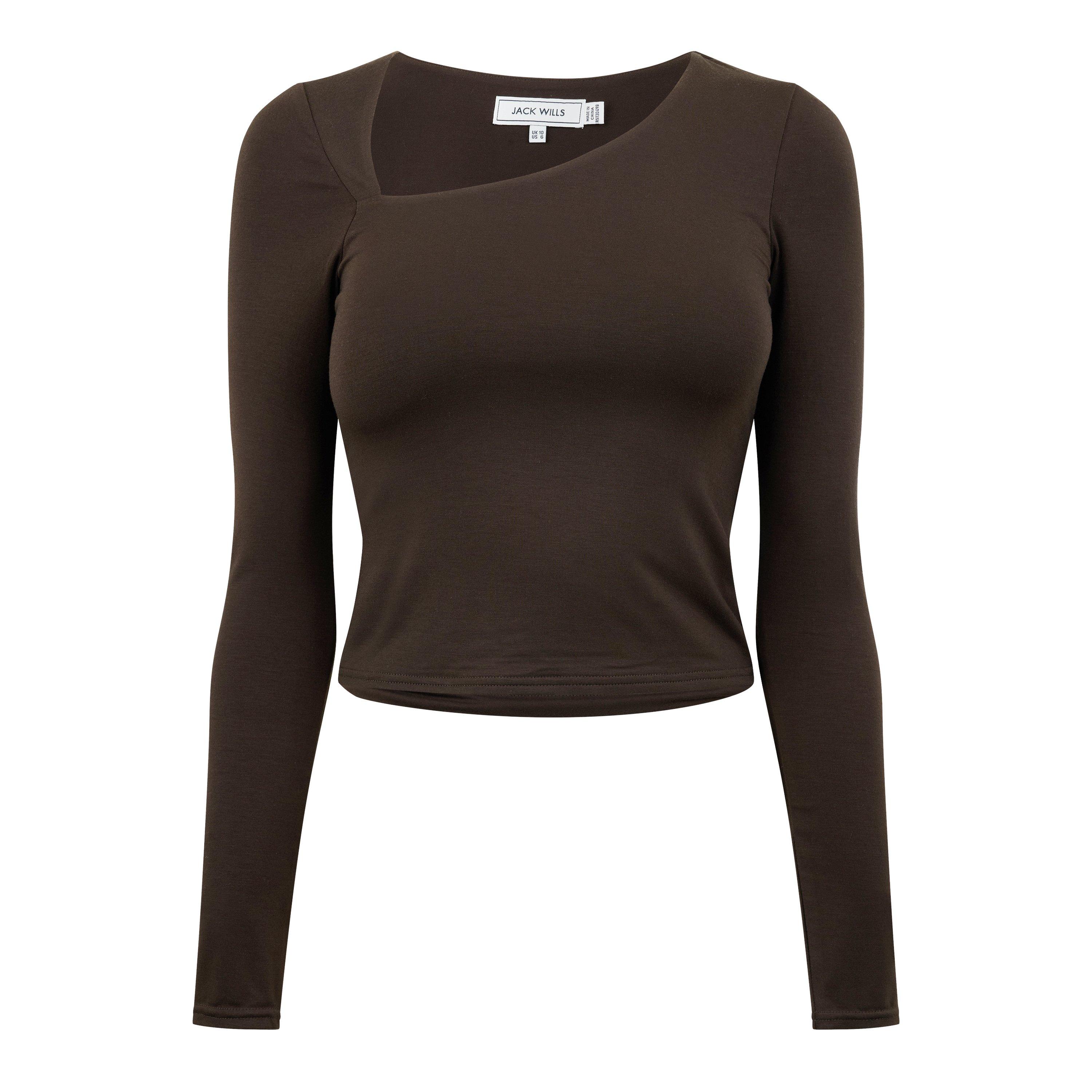 Jack Wills JW Slash Long Sleeve Top Womens