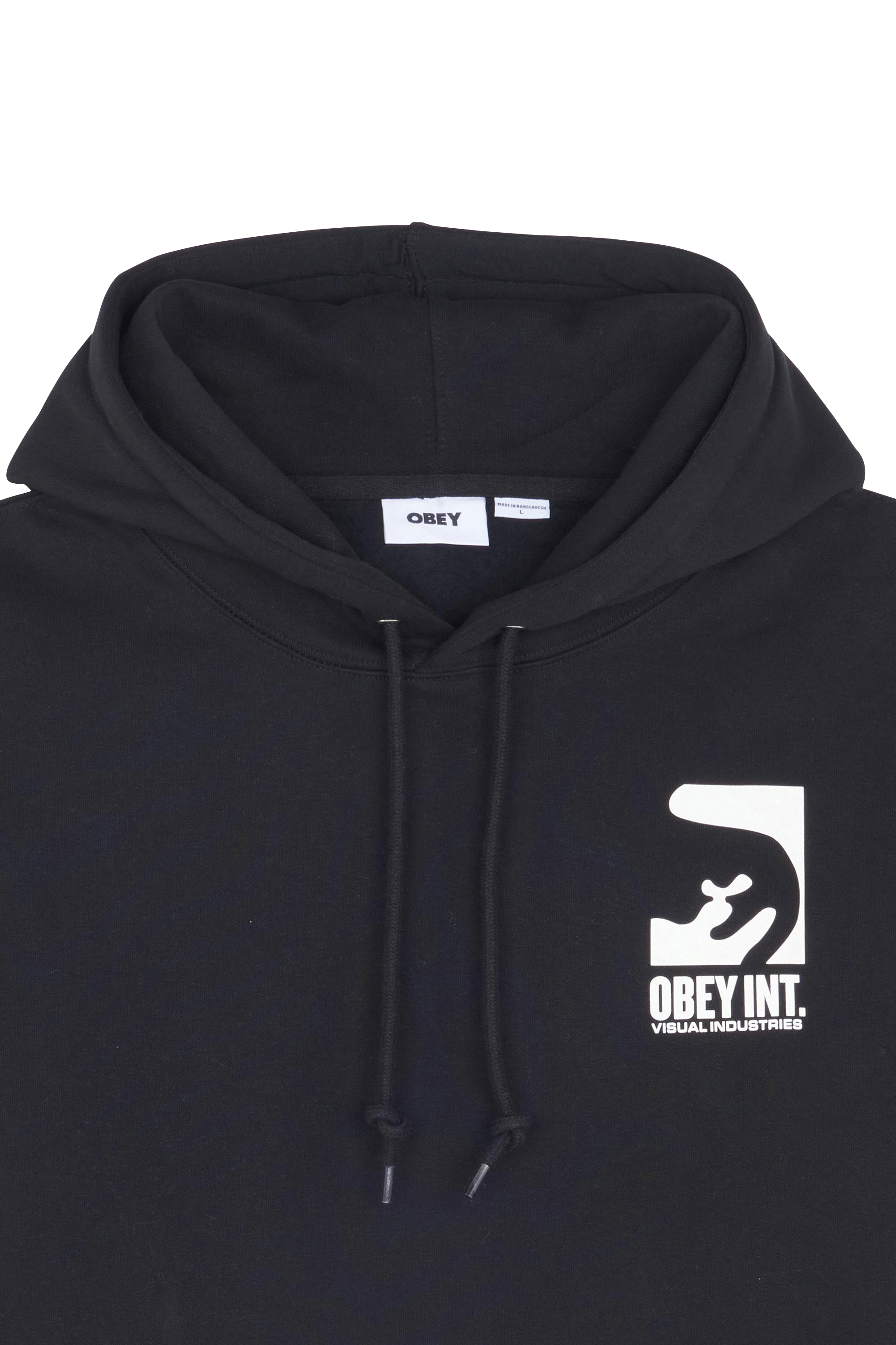 OBEY Hoodie OBEY INT. VISUAL INDUSTRIES Noir