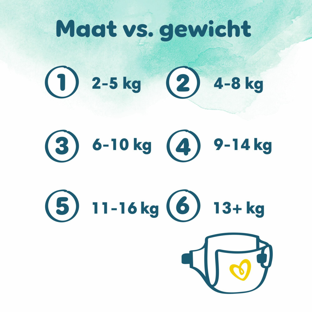 Pampers Harmonie Luiers Maat 6 (13+ kg)144 stuks