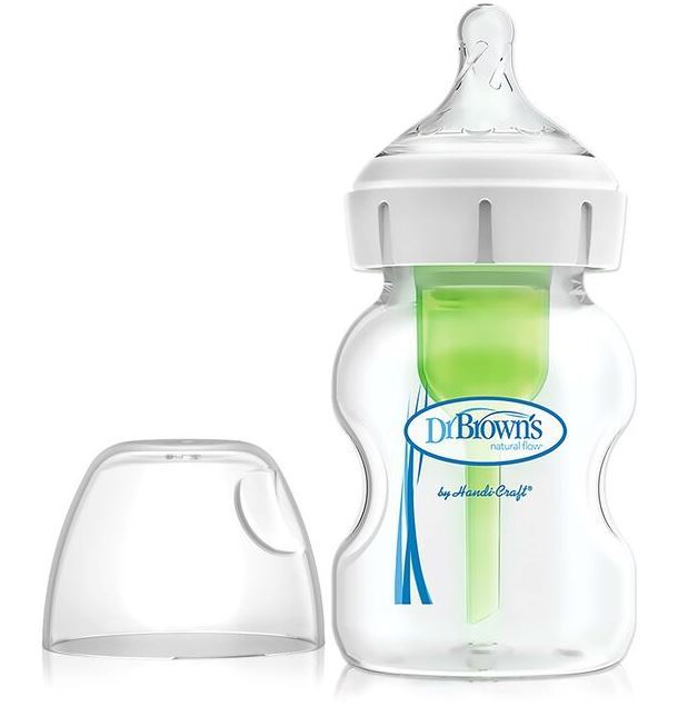 Dr Brown's Options + Brede Halsfles 150 ml 1 stuk