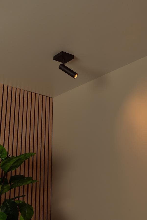 Lucide Grado Plafondspot 1-licht Zwart