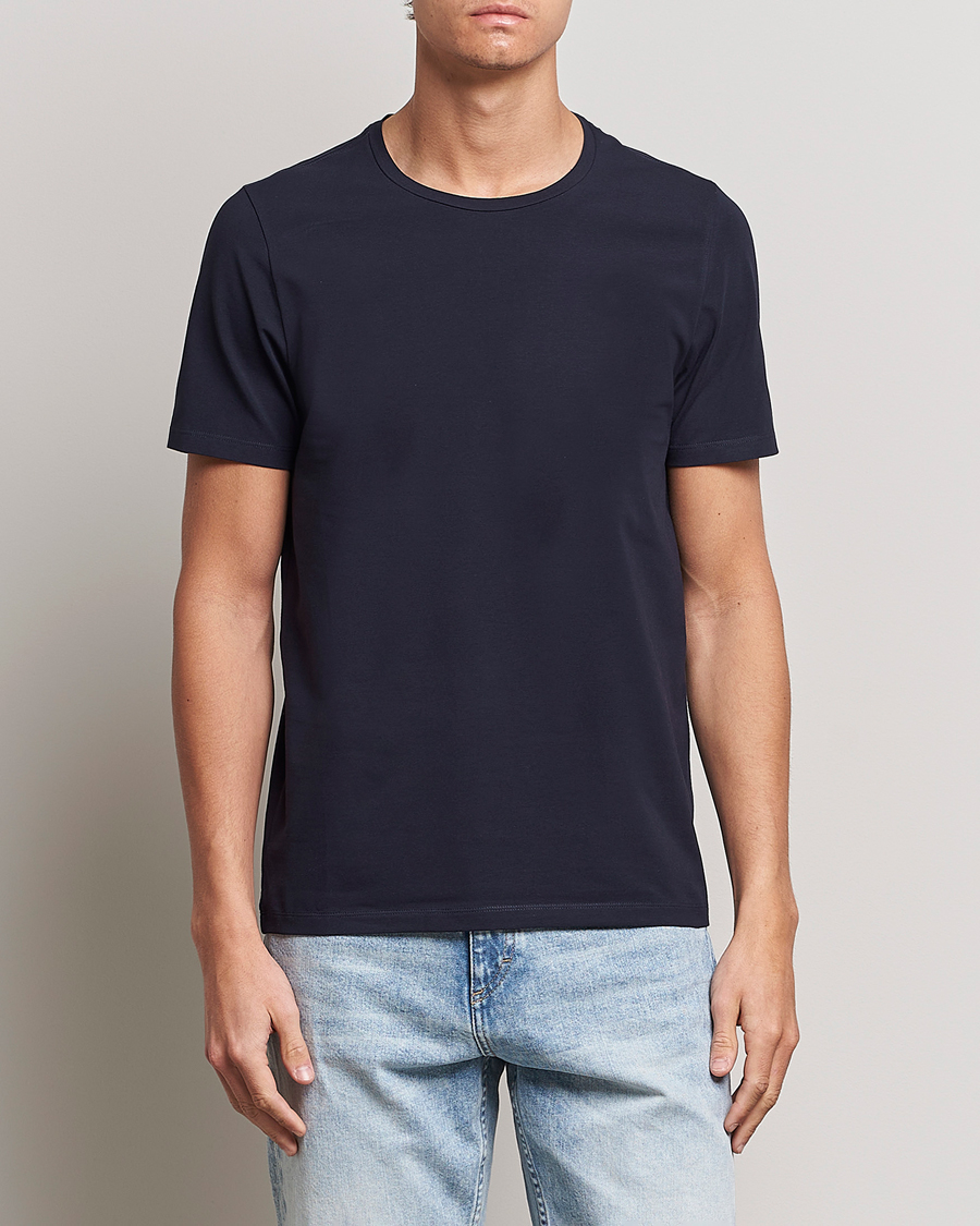 Oscar Jacobson Kyran Cotton T-shirt S-S Navy