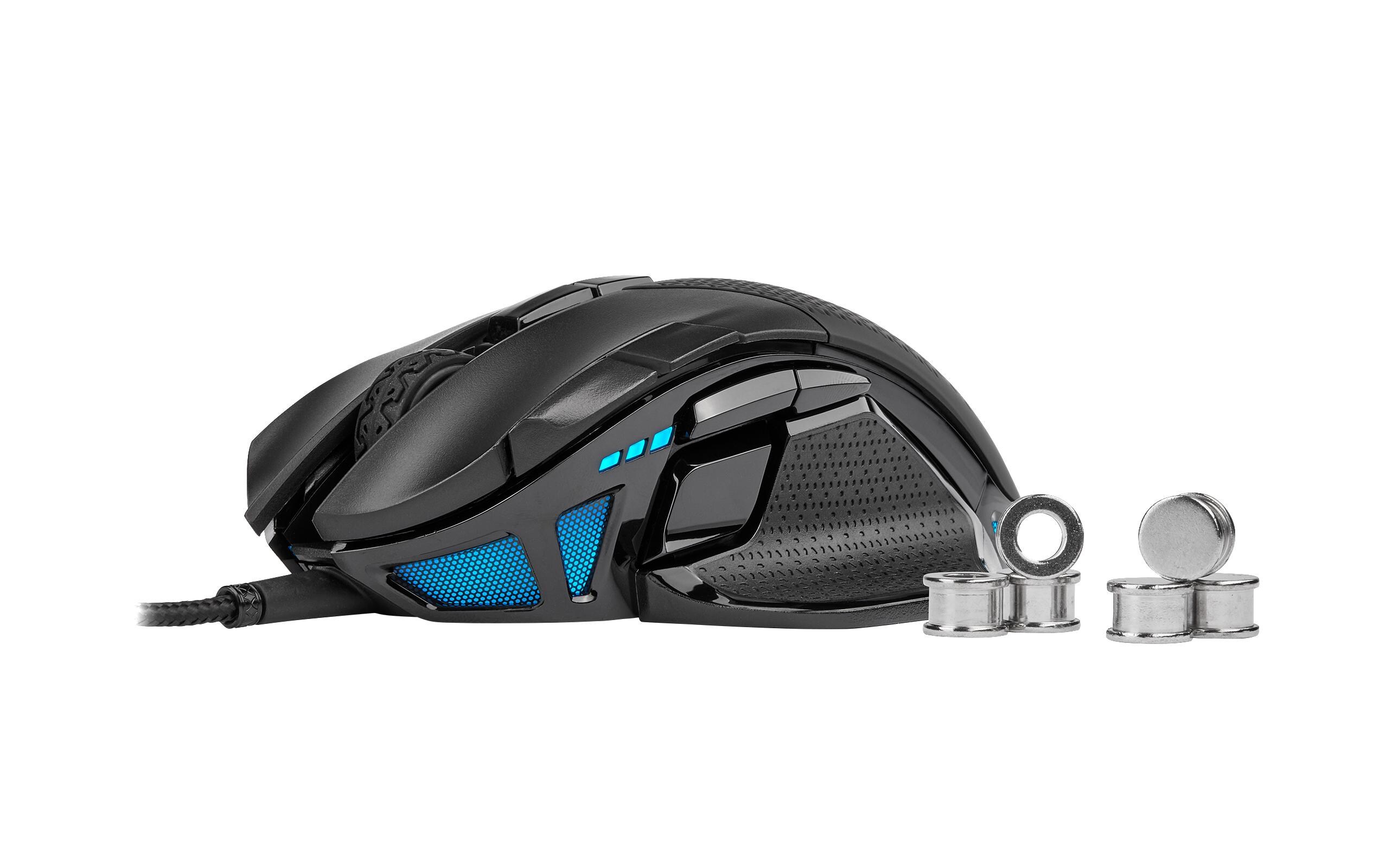 Gaming-Maus Nightsword RGB Performance iCUEAnpassbare FPS/MOBA-Gaming-Maus