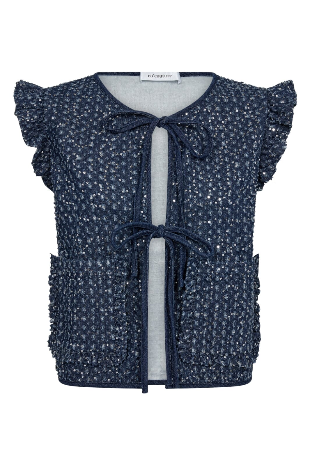 Co´Couture Sequincc Denim Vest 30233