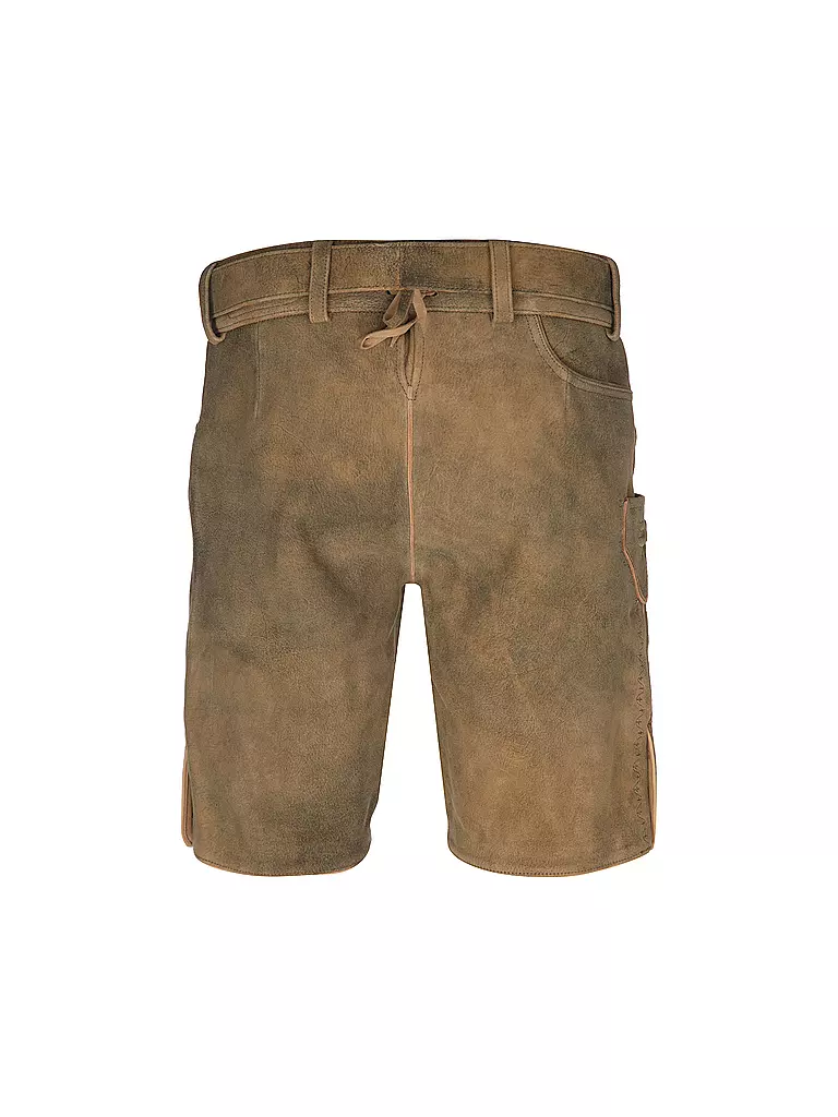 GWEIH & SILK Lederhose LEO hellbraun