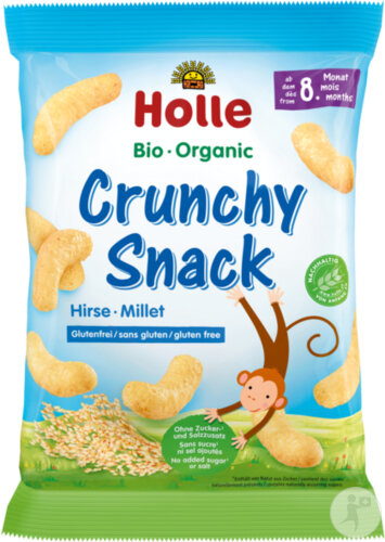 Holle Baby Food Crunchy Snack Millet Bio Après 8 Mois 25g