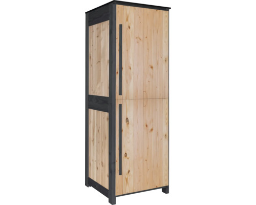 Tuinkast/buitenkeuken Konsta type 603 Douglasspar hoge kast 60 x 58 x 172 cm naturel