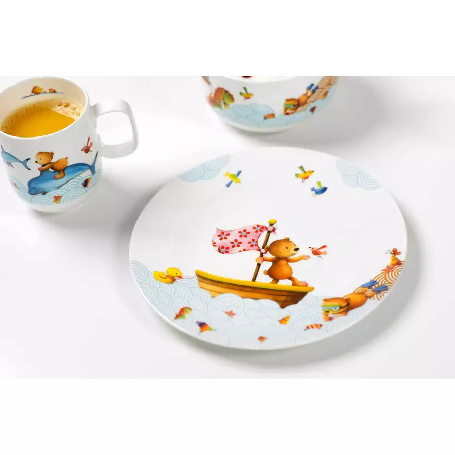 Villeroy & Boch Kinderteller Happy as a Bear ø 21,5 cm bunt
