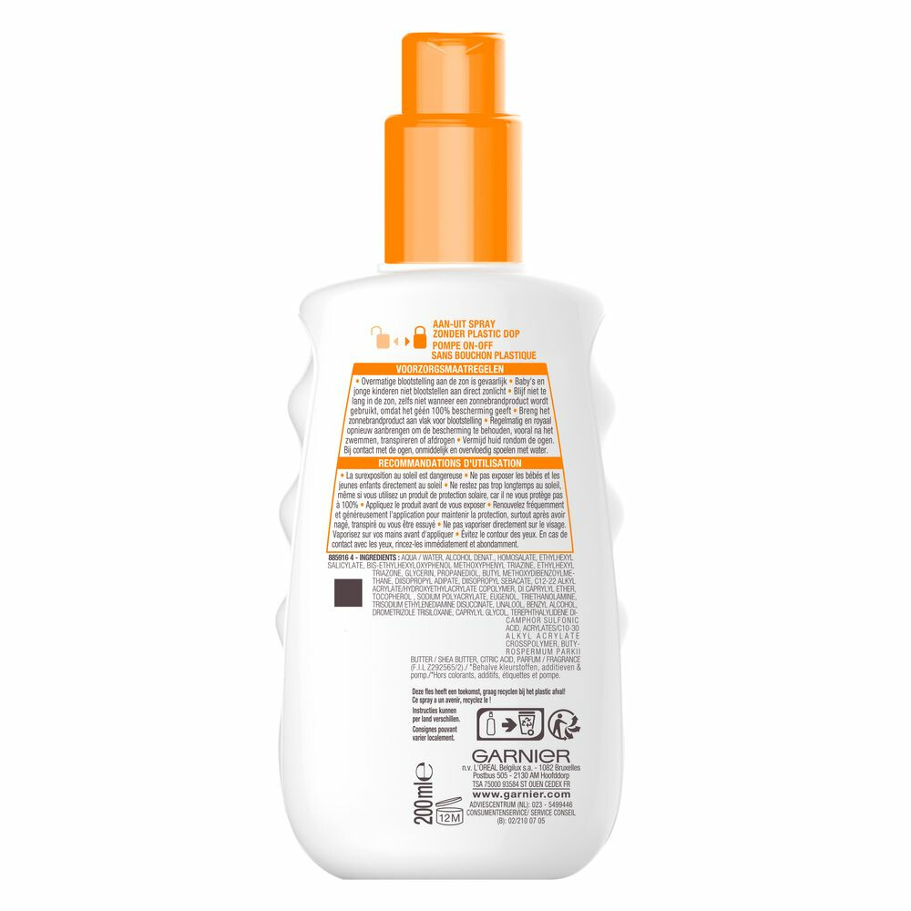 Garnier Ambre Solaire Hydra 24 Zonnebrandspray SPF 30200 ml