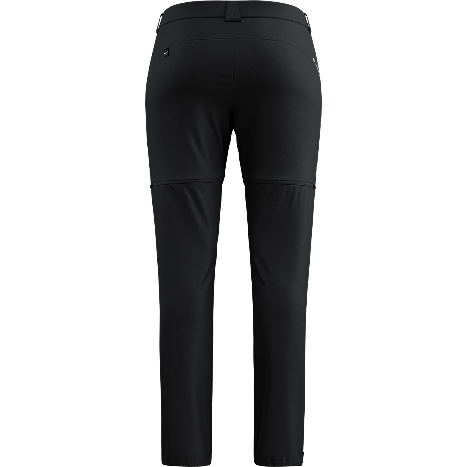 SALEWA Puez Talvena DST Zip-Off Softshellhose Damen black out